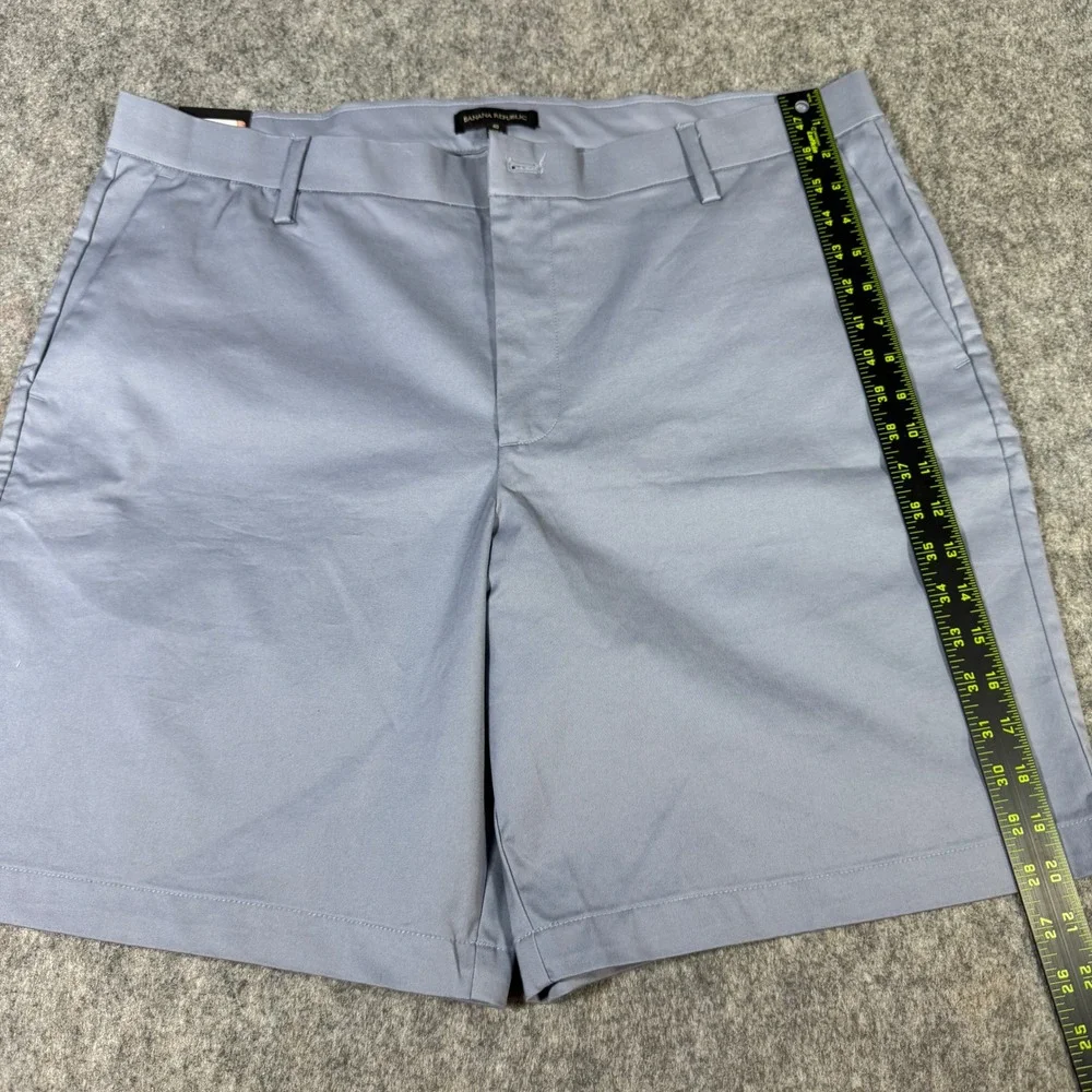 Banana Republic Mens Stretch Chino Shorts Light‎ Blue 9